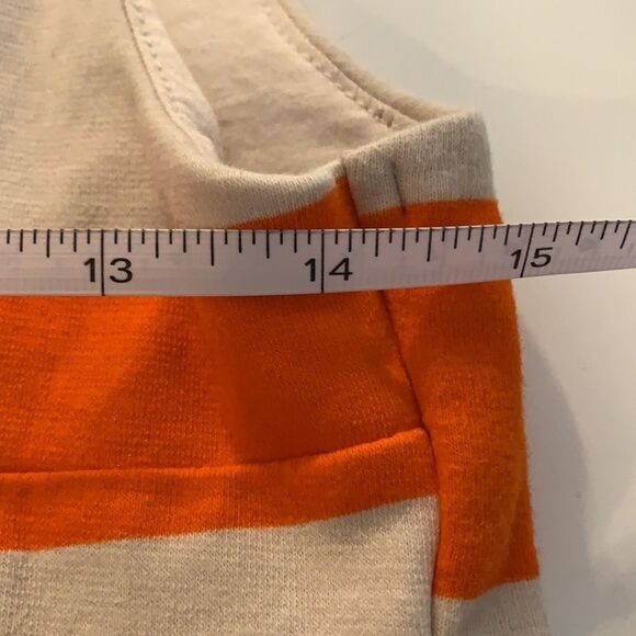 H&M Cropped summer tank horizontal stripes back zipper new without tags - Picture 7 of 8